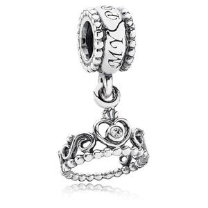 Pandora Sterling Silver Tiara Crown Dangle Charm